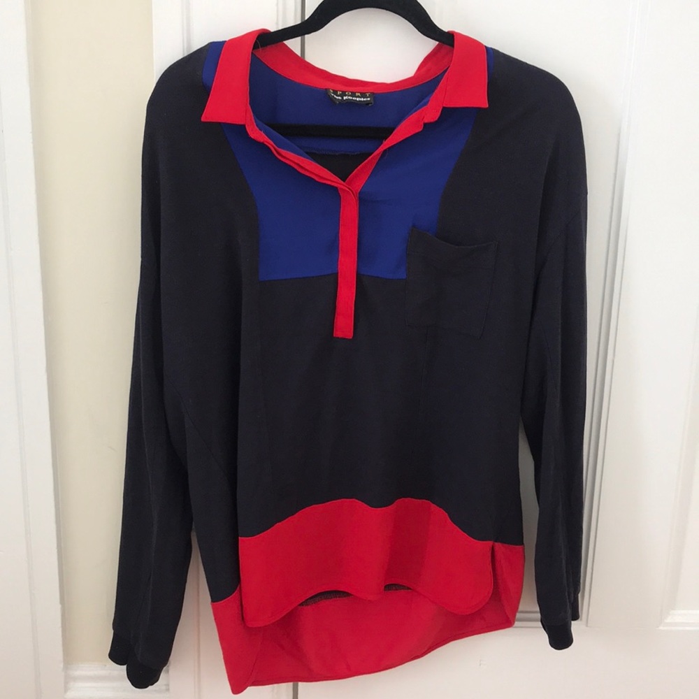 The kooples sport polo long sleeves shirt